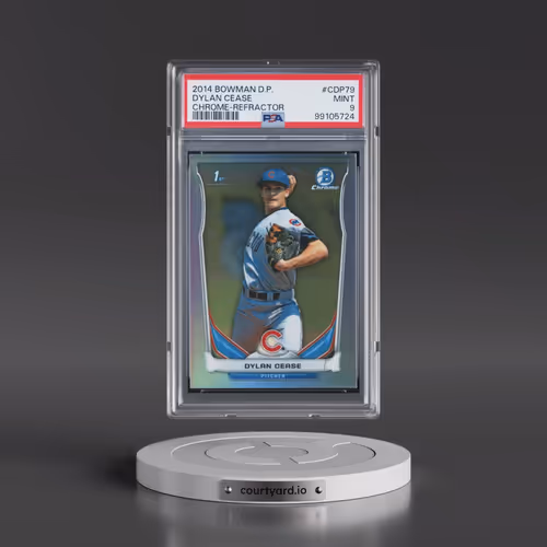 2014 Bowman Draft Picks #CDP79 Dylan Cease - Chrome-Refractor (PSA 9 MINT)