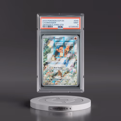 2023 Pokémon Svp EN-SV Black Star Promo #044 Charmander - Obsidian Flames Elite Trainer Box (PSA 9 M