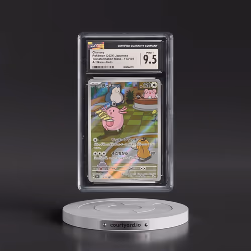 2024 Transformation Mask #113/101 Chansey - Art Rare Holo (CGC 9.5 MINT+)