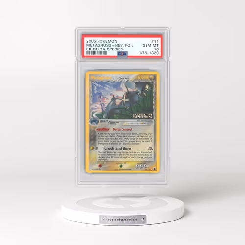 2005 Pokémon EX Delta Species #11 Metagross - Reverse Foil (PSA 10 GEM MINT)