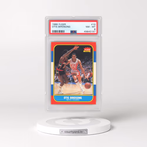 1986 Fleer #10 Otis Birdsong (PSA 8 NM-MT)