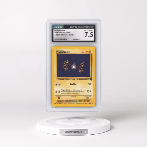 1999 Team Rocket #60/82 Magnemite (CGC 7.5 NM+)