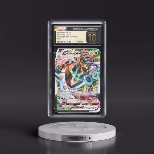 2021 Shining Fates #010/072 Dhelmise VMAX - Holo (CGC 10 PRISTINE)