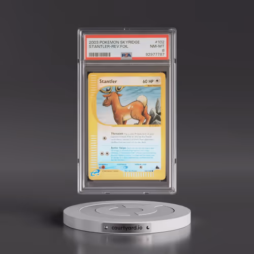 2003 Pokémon Skyridge #102 Stantler - Reverse Foil (PSA 8 NM-MT)
