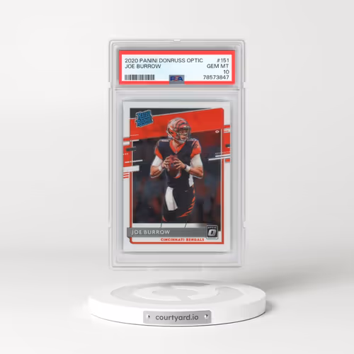 2020 Panini Donruss Optic #151 Joe Burrow (PSA 10 GEM MINT)