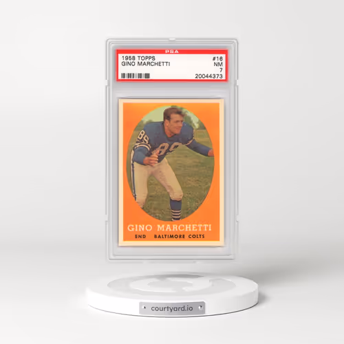 1958 Topps #16 Gino Marchetti (PSA 7 NM)