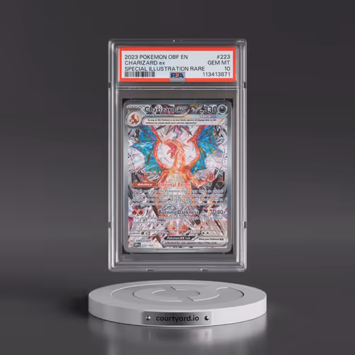 2023 Pokémon Obf EN-Obsidian Flames #223 Charizard EX - Holo Special Illustration Rare (PSA 10 GEM M
