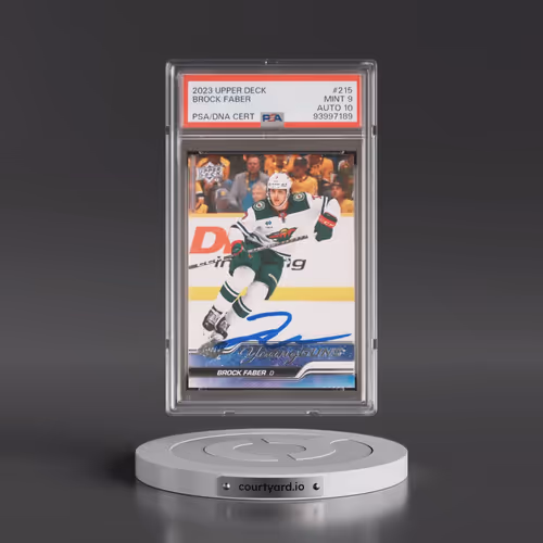 2023 Upper Deck #215 Brock Faber (PSA 9 MINT)