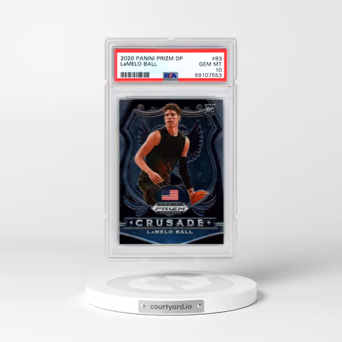 2020 Panini Prizm Draft Picks #83 LaMelo Ball (PSA 10 GEM MINT)