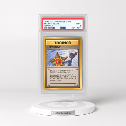 1998 Pokémon Gym Misty's Tears - Trainer (PSA 9 MINT)