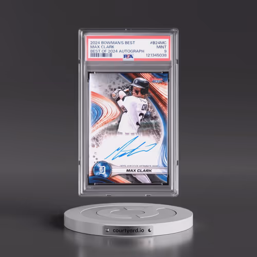 2024 Bowman's Best Best of 2024 Autographs #B24MC Max Clark (PSA 9 MINT)