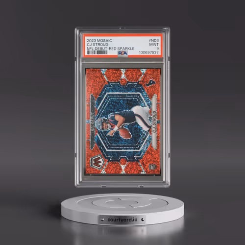 2023 Panini Mosaic NFL Debut #ND3 CJ Stroud - Red Sparkle (PSA 9 MINT)