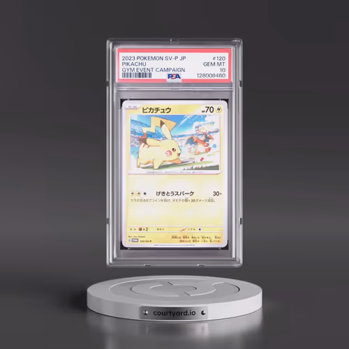 2023 Pokémon SV-P Promo #120 Pikachu - Gym Event Campaign (PSA 10 GEM MINT)