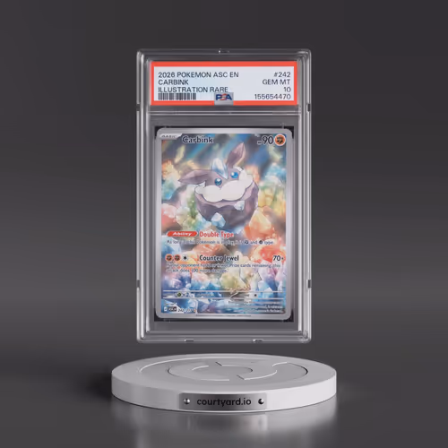 2026 Pokémon Asc EN-Ascended Heroes #242 Carbink - Illustration Rare (PSA 10 GEM MINT)