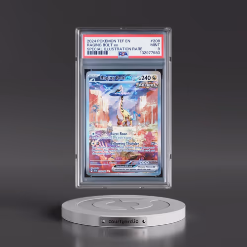 2024 Pokémon Tef EN-Temporal Forces #208 Raging Bolt EX - Holo Special Illustration Rare (PSA 9 MINT