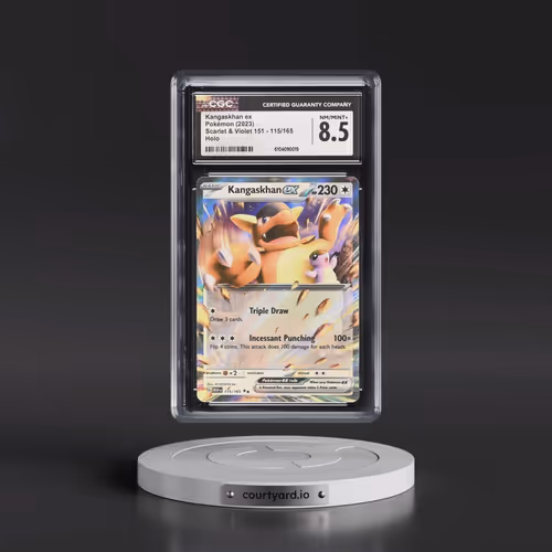 2023 Scarlet & Violet 151 - MEW EN #115/165 Kangaskhan ex (CGC 8.5 NM-MT+)