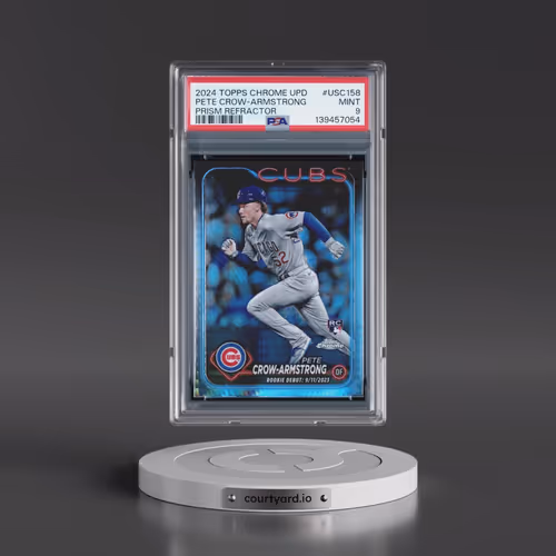 2024 Topps Chrome Update #USC158 Pete Crow-Armstrong - Prism Refractor (PSA 9 MINT)