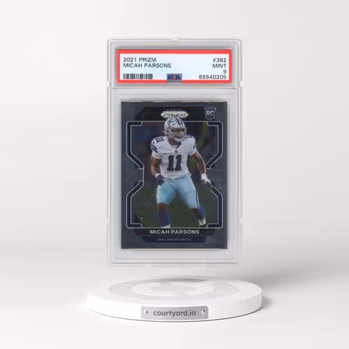 2021 Panini Prizm #382 Micah Parsons (PSA 9 MINT)