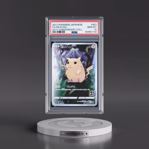 2021 Pokémon 25th Anniversary Collection #001 Pikachu - Full Art (PSA 10 GEM MINT)
