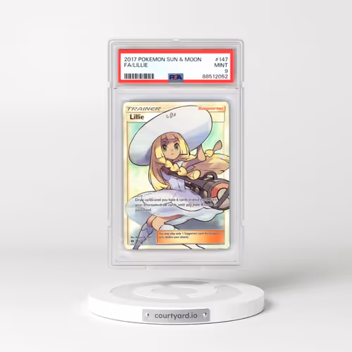 2017 Pokémon Sun & Moon #147 Lillie - Full Art (PSA 9 MINT)