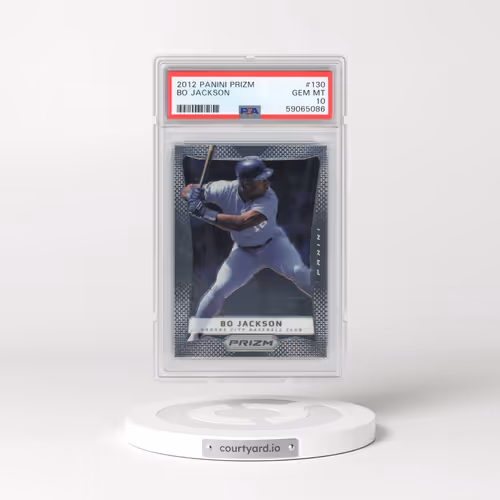 2012 Panini Prizm #130 Bo Jackson (PSA 10 GEM MINT)
