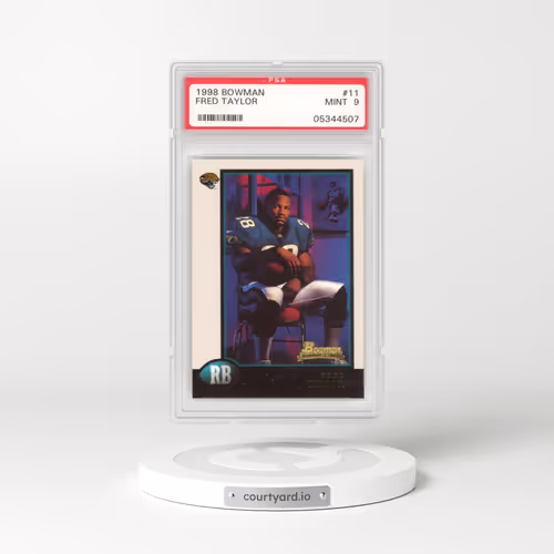 1998 Bowman #11 Fred Taylor (PSA 9 MINT)
