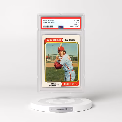 1974 Topps #283 Mike Schmidt (PSA 5 EX)
