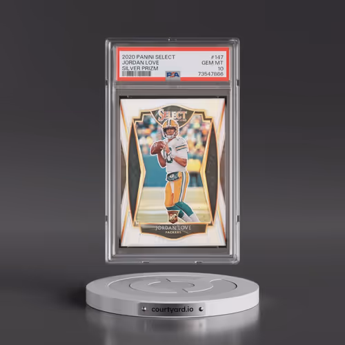 2020 Panini Select #147 Jordan Love - Silver Prizm (PSA 10 GEM MINT)