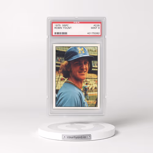 1975 SSPC #238 Robin Yount (PSA 9 MINT)