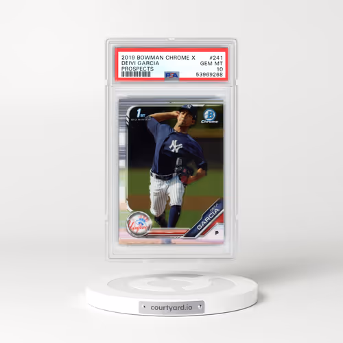 2019 Bowman Chrome X Prospects #241 Deivi Garcia (PSA 10 GEM MINT)