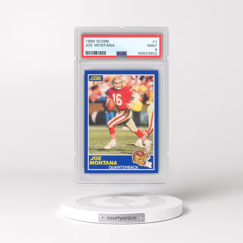 1989 Score #1 Joe Montana (PSA 9 MINT)
