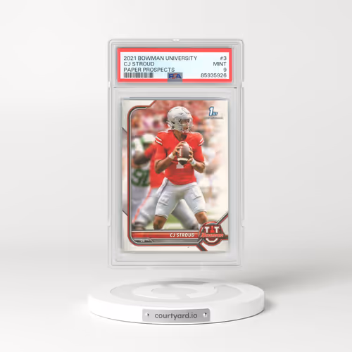 2021 Bowman University Paper Prospects #3 CJ Stroud (PSA 9 MINT)