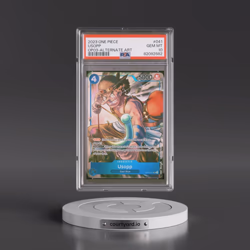 2023 One Piece OP03-Pillars of Strength #041 Usopp - Alternate Art (PSA 10 GEM MINT)