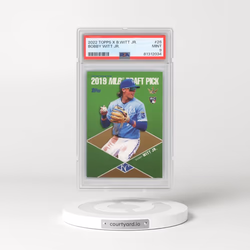 2022 Topps X Bobby Witt Jr. Crown Collection #26 Bobby Witt Jr. (PSA 9 MINT)