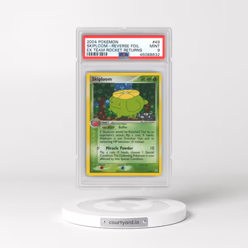 2004 Pokémon EX Team Rocket Returns #49 Skiploom - Reverse Foil (PSA 9 MINT)