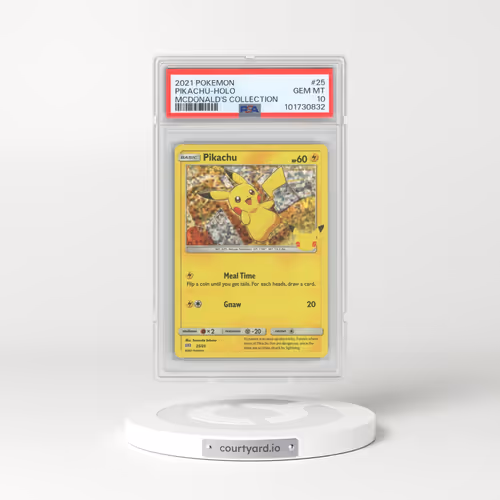 2021 Pokémon Mcdonald's Collection #25 Pikachu - Holo (PSA 10 GEM MINT)