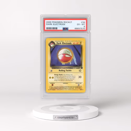 2000 Pokémon Rocket #34 Dark Electrode (PSA 6 EX-MT)