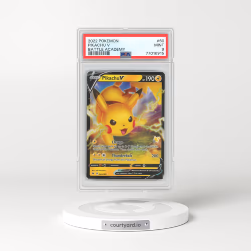 2022 Pokémon Battle Academy #60 Pikachu V - Holo (PSA 9 MINT)