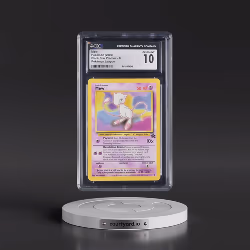 1999 Black Star Promos #8 Mew - Pokémon League (CGC 10 GEM MINT)