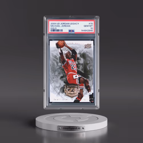 2009 Upper Deck Jordan Legacy Gold #70 Michael Jordan (PSA 10 GEM MINT)