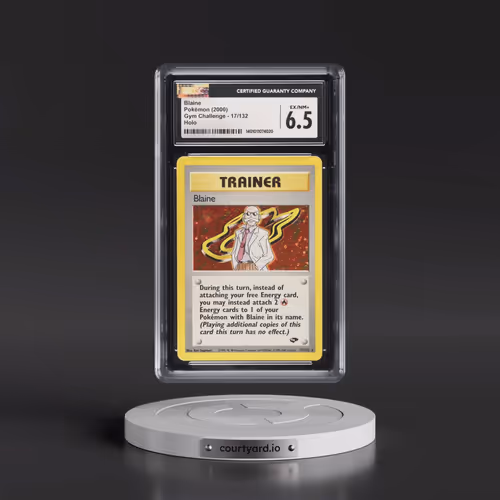 2000 Gym Challenge #17/132 Blaine - Holo (CGC 6.5 EX-NM+)