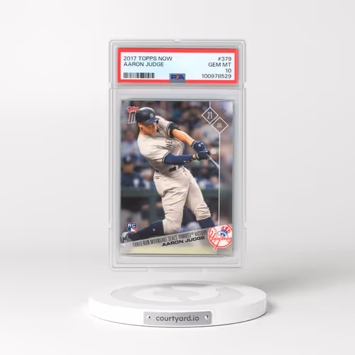 2017 Topps Now #379 Aaron Judge (PSA 10 GEM MINT)