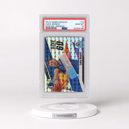 2019 Panini Mosaic Give and Go #10 Luka Doncic - Mosaic (PSA 10 GEM MINT)