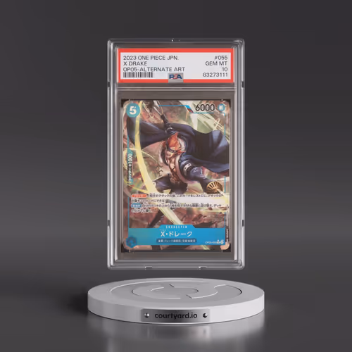 2023 One Piece Japanese OP05-Awakening of the New Era #055 X Drake - Alternate Art (PSA 10 GEM MINT)