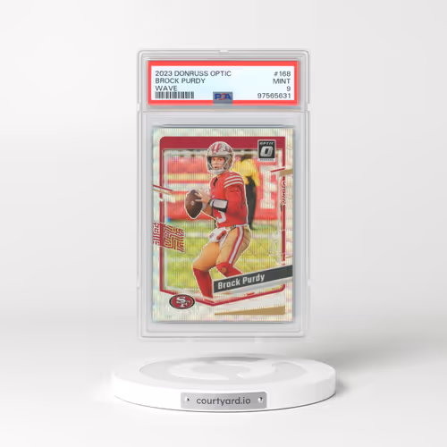 2023 Panini Donruss Optic #168 Brock Purdy - Wave (PSA 9 MINT)
