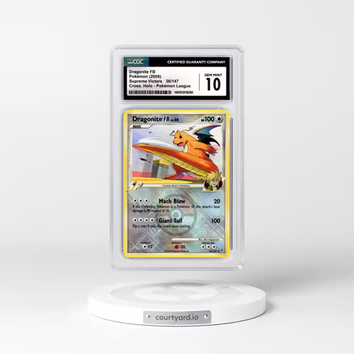 2009 Platinum - Supreme Victors #56 Dragonite FB - Holo (CGC 10 GEM MINT)