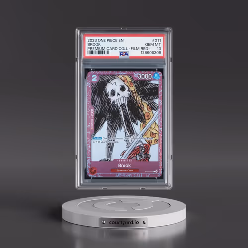2023 One Piece Premium Card Collection -One Piece Film Red #011 Brook (PSA 10 GEM MINT)