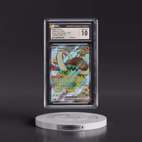 2023 Black Star Promos - Scarlet & Violet SVP EN #072 Great Tusk ex - Paldean Fates Tins (CGC 10 GEM
