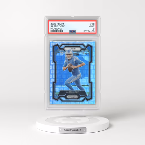 2023 Panini Prizm #98 Jared Goff - Pandora (PSA 9 MINT)