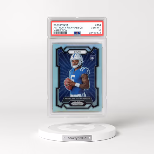 2023 Panini Prizm #304 Anthony Richardson - Variation (PSA 10 GEM MINT)